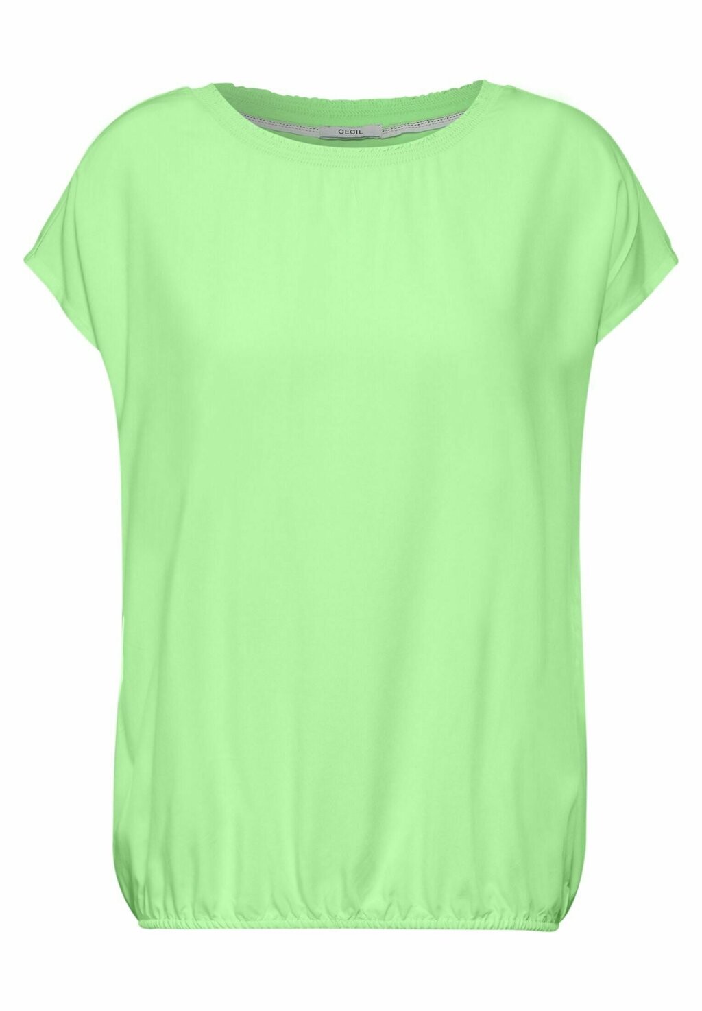 Футболка базовая Mit Raffung Cecil, зеленая
Футболка базовая Mit Raffung Cecil, зеленая