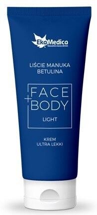 Ekamedica, Face + Body, ультралегкий крем с листьями мануки, 100 мл
Ekamedica, Face + Body, ультралегкий крем с листьями мануки, 100 мл
