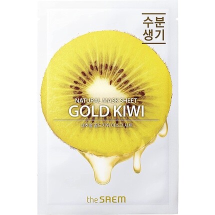 Тканевая маска Natural Gold Kiwi 21 мл, The Saem
Тканевая маска Natural Gold Kiwi 21 мл, The Saem