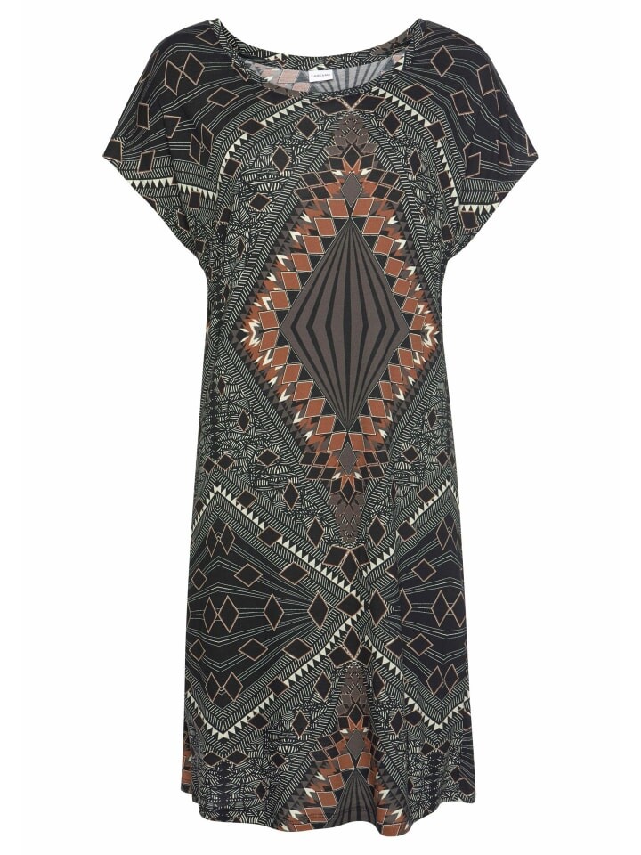 Ночная рубашка LASCANA, цвет gemustert-schwarz-braun-ecru
Ночная рубашка LASCANA, цвет gemustert-schwarz-braun-ecru