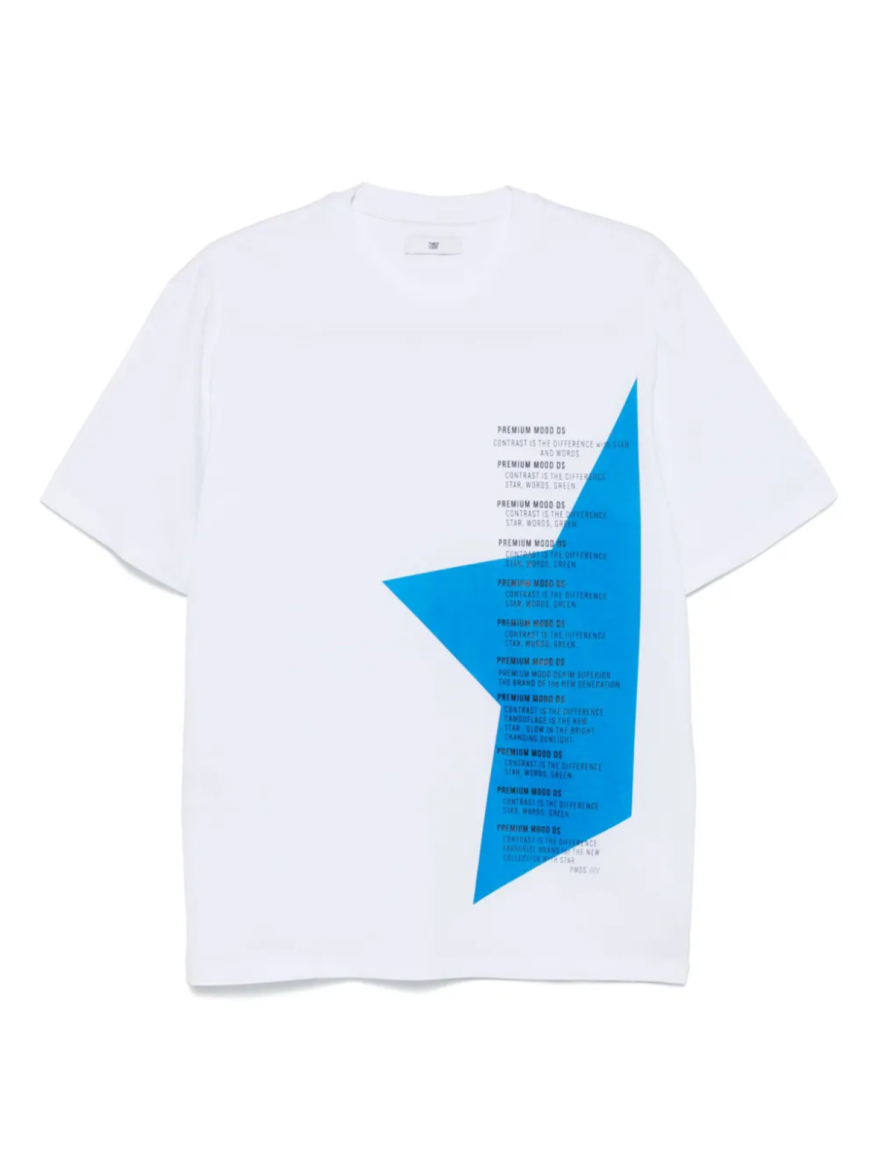 Футболка со звездой P.M.D.S., белый 
Футболка со звездой P.M.D.S., белый