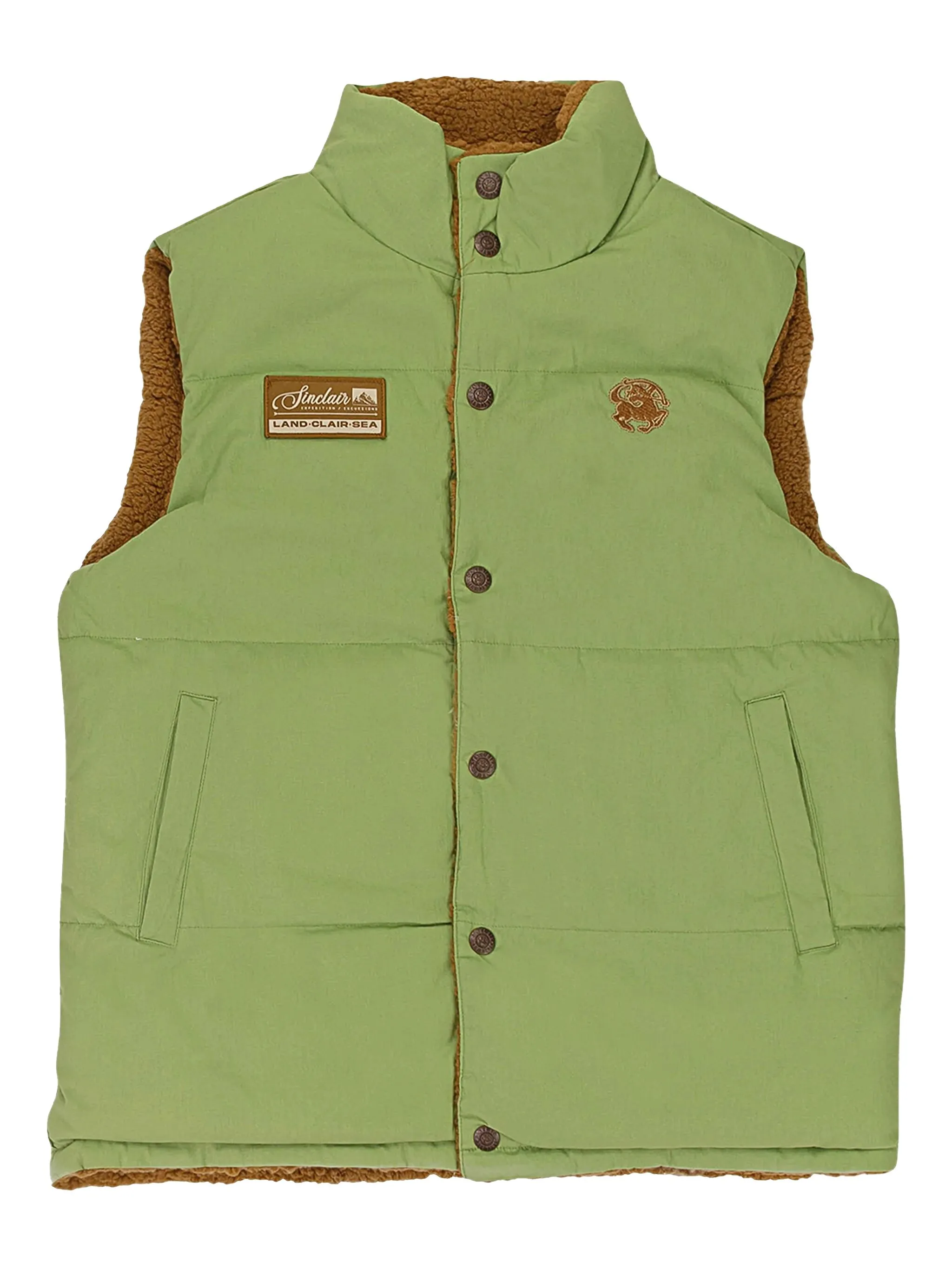 Жилет с нашивкой-логотипом Sinclair, зеленый
Жилет с нашивкой-логотипом Sinclair, зеленый