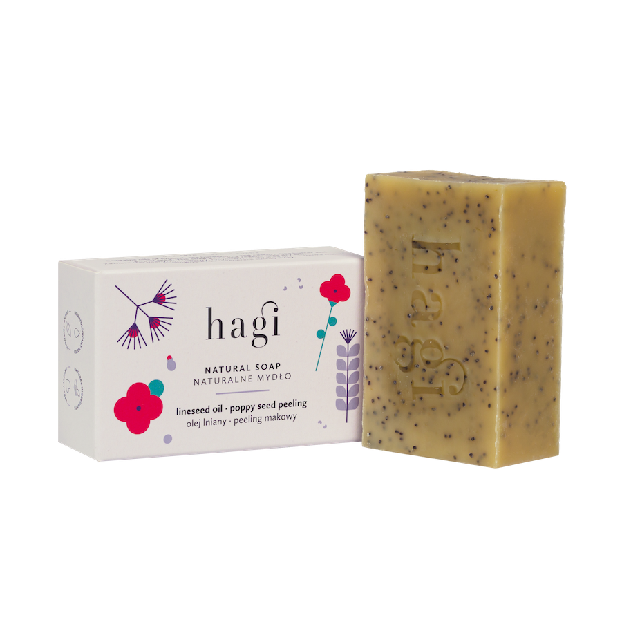 Натуральное мыло с льняным маслом natural linseed soap with poppy Hagi, вес 100 гр.
Натуральное мыло с льняным маслом natural linseed soap with poppy Hagi, вес 100 гр.