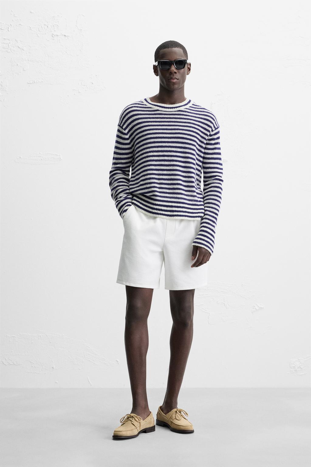 Текстурированные комфортные шорты-бермуды ZARA, устрично-белый
Текстурированные комфортные шорты-бермуды ZARA, устрично-белый