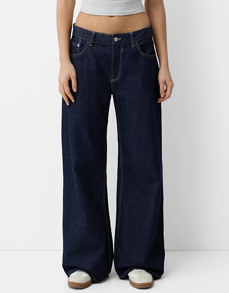 Джинсы Bershka Wide Leg Blue
Джинсы Bershka Wide Leg Blue