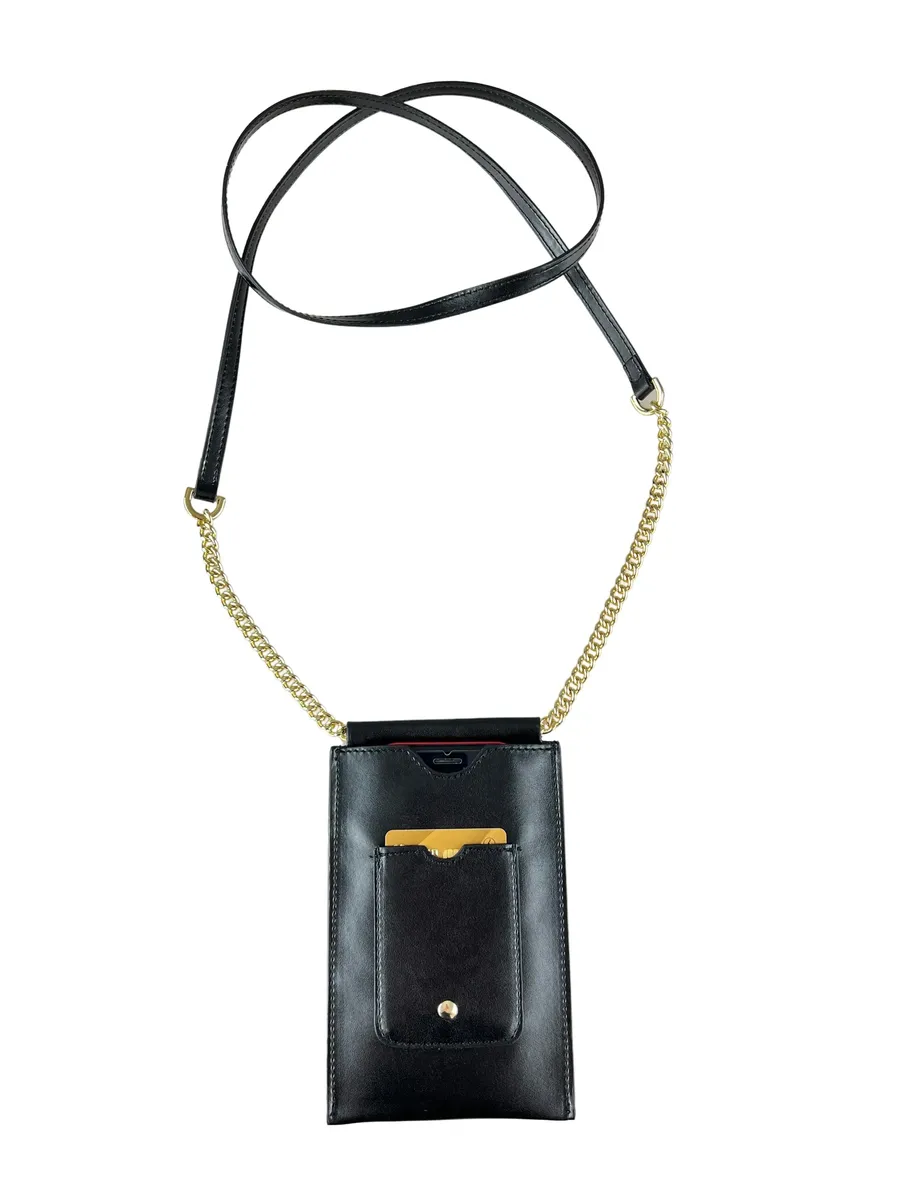 Сумка через плечо COLLEZIONE ALESSANDRO "сумка для мобильного телефона", кожаная, с отделением для кредитной карты, черный
Сумка через плечо COLLEZIONE ALESSANDRO "сумка для мобильного телефона", кожаная, с отделением для кредитной карты, черный