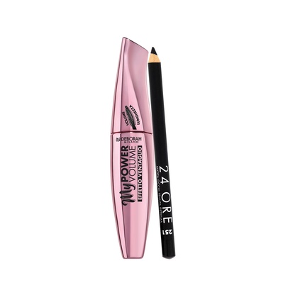 Набор 24h Extra Gel Pencil Eyeliner And My Power Waterproof Volumizing Mascara - Black Deborah
Набор 24h Extra Gel Pencil Eyeliner And My Power Waterproof Volumizing Mascara - Black Deborah