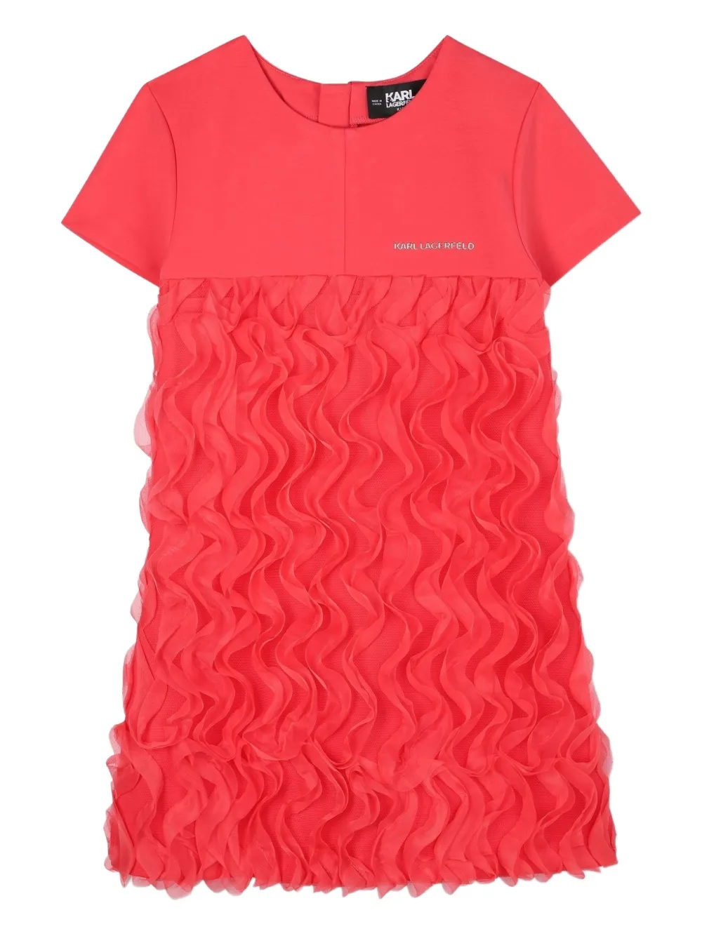 Платье-трапеция с оборками KARL LAGERFELD KIDS, красный
Платье-трапеция с оборками KARL LAGERFELD KIDS, красный