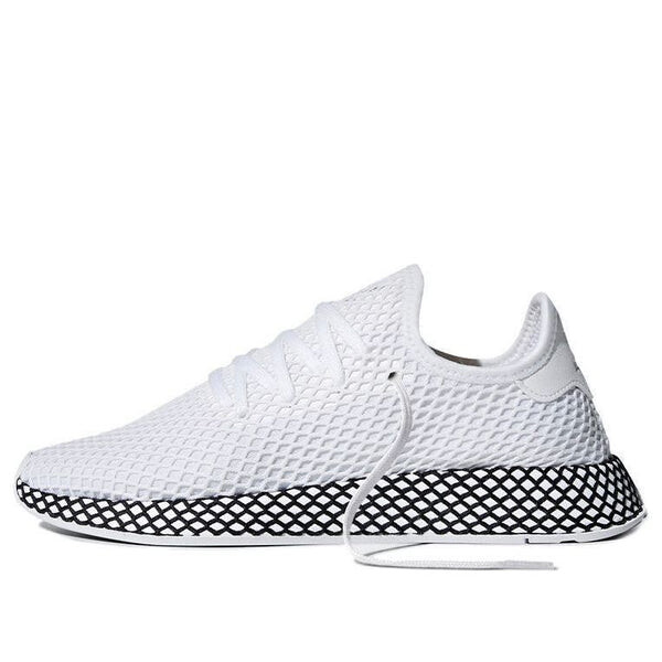 Кроссовки deerupt бегун Adidas, белый 
Кроссовки deerupt бегун Adidas, белый