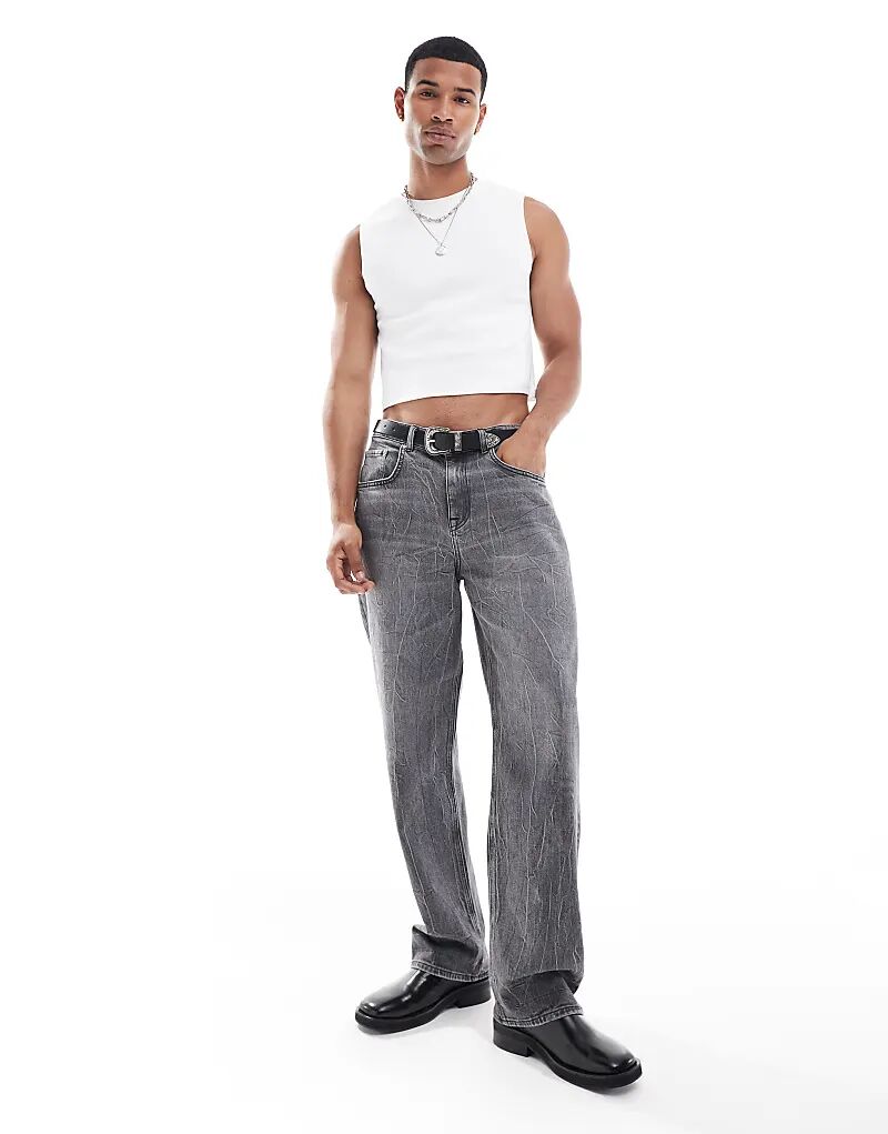 Укороченный топ в рубчик с высоким воротом, облегающий фигуру, белого цвета ASOS DESIGN 
Укороченный топ в рубчик с высоким воротом, облегающий фигуру, белого цвета ASOS DESIGN