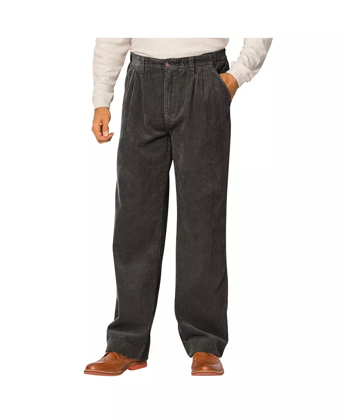 Мужские брюки Big & Tall с расширяющейся талией и стрелками из вельвета Kingsize, зеленый
Мужские брюки Big & Tall с расширяющейся талией и стрелками из вельвета Kingsize, зеленый