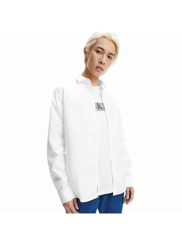 Узкая рубашка с логотипом на груди ck Jeans Calvin Klein Jeans, белый
Узкая рубашка с логотипом на груди ck Jeans Calvin Klein Jeans, белый