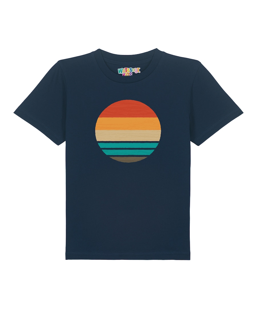 Рубашка watabout.kids Retro Sunset Ocean, темно-синий
Рубашка watabout.kids Retro Sunset Ocean, темно-синий