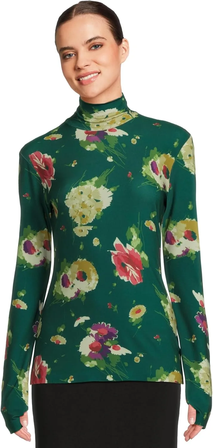 Norma Kamali Женская водолазка с длинным рукавом Slim Fit
Norma Kamali Женская водолазка с длинным рукавом Slim Fit