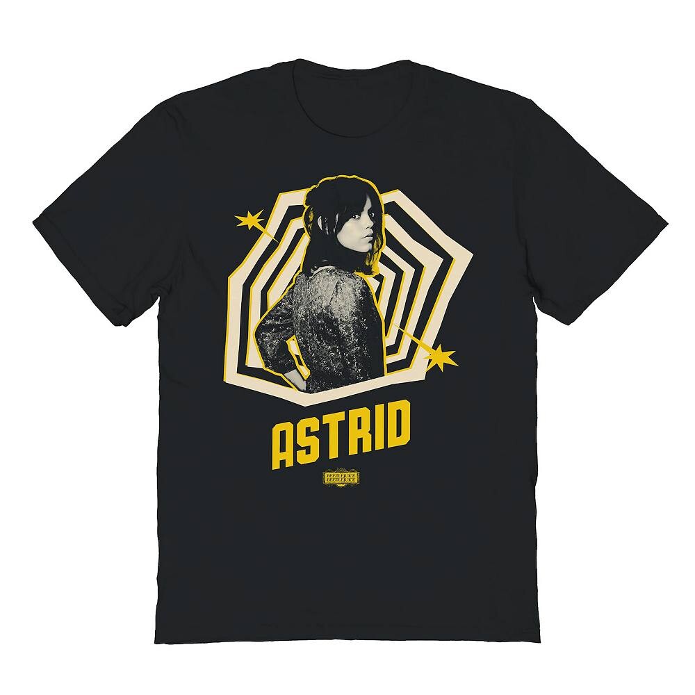 Мужская футболка с рисунком Astrid Pose Beetlejuice Licensed Character, черный
Мужская футболка с рисунком Astrid Pose Beetlejuice Licensed Character, черный