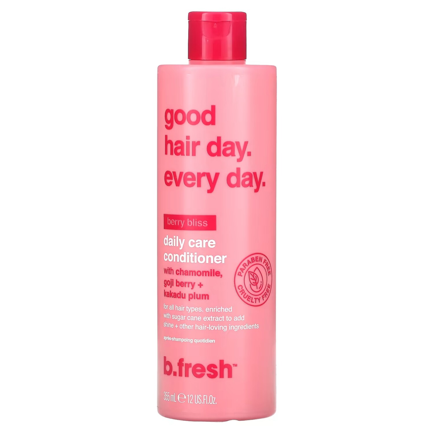 Кондиционер для всех типов волос b.fresh Good Hair Day Every Day Berry Bliss, 355 мл
Кондиционер для всех типов волос b.fresh Good Hair Day Every Day Berry Bliss, 355 мл