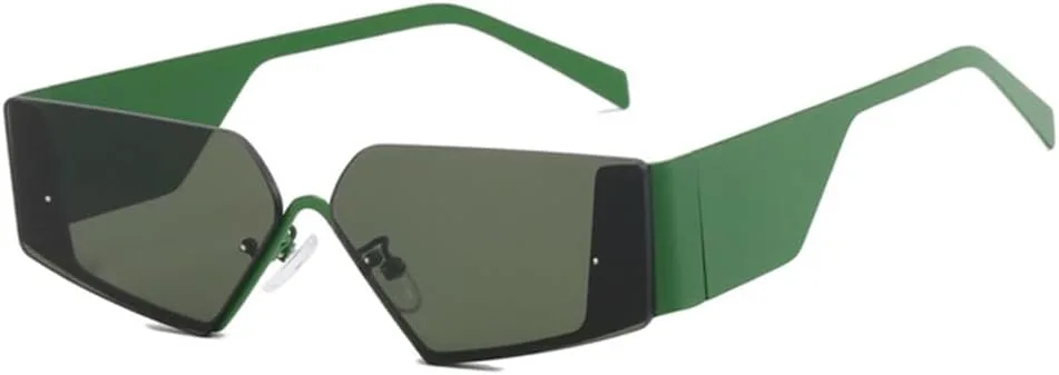 Ретро квадратные женские солнцезащитные очки с заклепками, панк-очки, мужские солнцезащитные очки UV400, черные, темно-зеленые, один размер MTZJH, Black Dark Green
Ретро квадратные женские солнцезащитные очки с заклепками, панк-очки, мужские солнцезащитные очки UV400, черные, темно-зеленые, один размер MTZJH, Black Dark Green