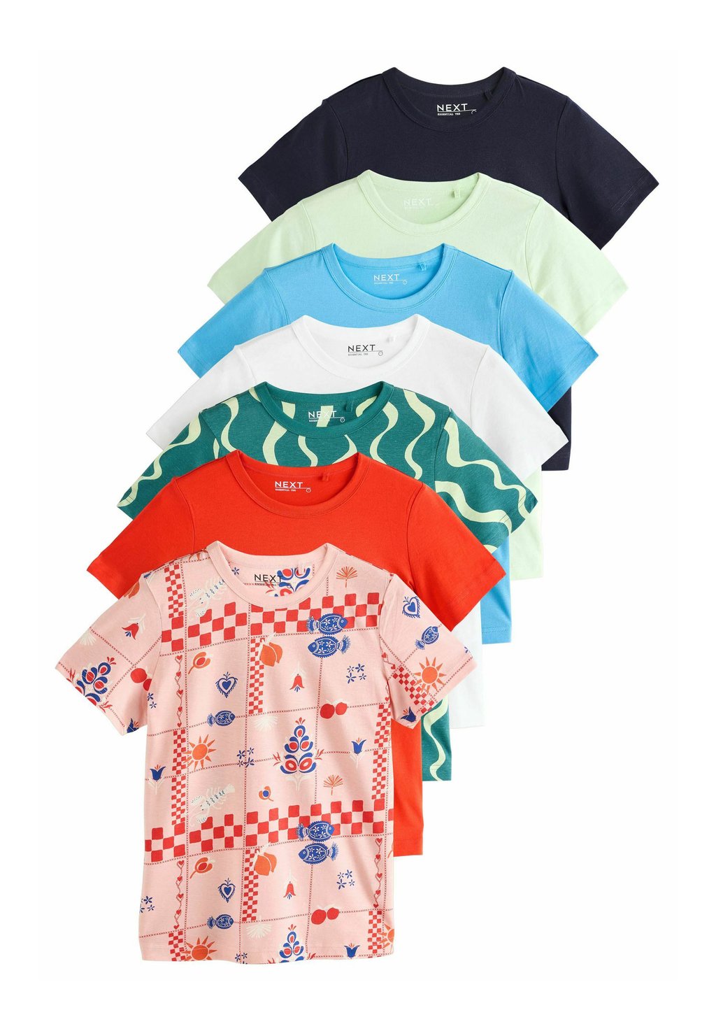 Футболка с принтом REGULAR FIT - ESSENTIAL SHORT SLEEVE 7 PACK Next, мультиколор
Футболка с принтом REGULAR FIT - ESSENTIAL SHORT SLEEVE 7 PACK Next, мультиколор