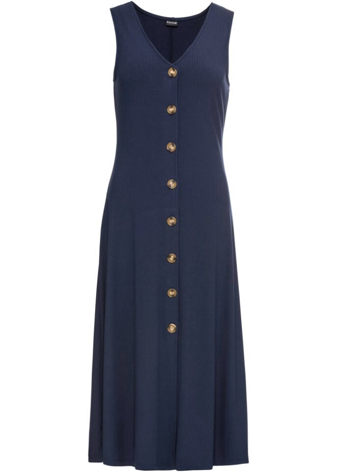 Летнее платье с пуговицами Bodyflirt, синий
Летнее платье с пуговицами Bodyflirt, синий