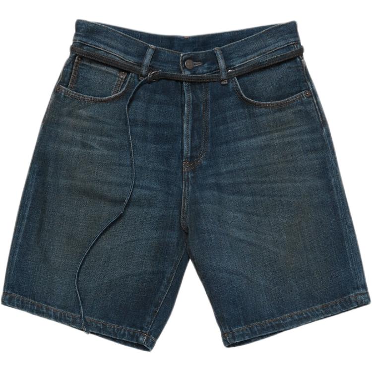 Хлопковые джинсовые шорты Acne Studios, индиго
Хлопковые джинсовые шорты Acne Studios, индиго