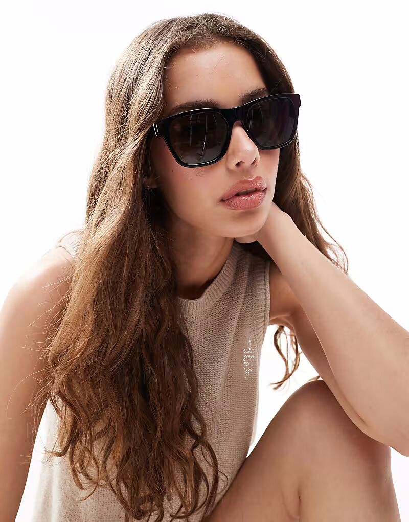 Черные солнцезащитные очки AllSaints Milo
Черные солнцезащитные очки AllSaints Milo