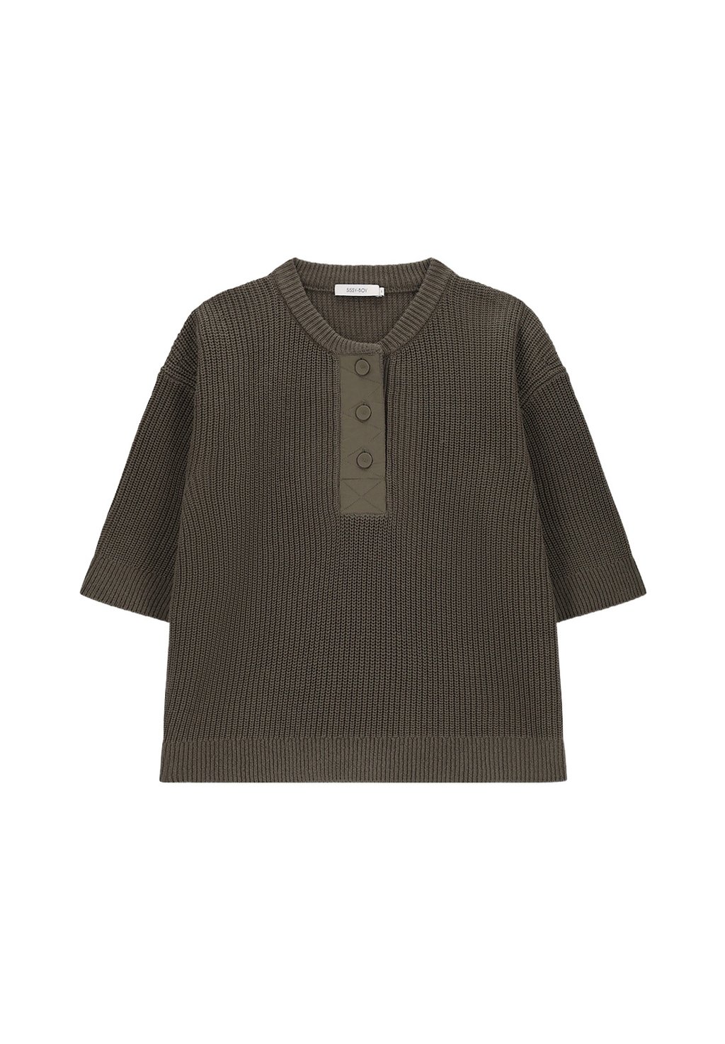 Базовая футболка MIT KNÖPFEN Sissy-Boy, зеленый
Базовая футболка MIT KNÖPFEN Sissy-Boy, зеленый