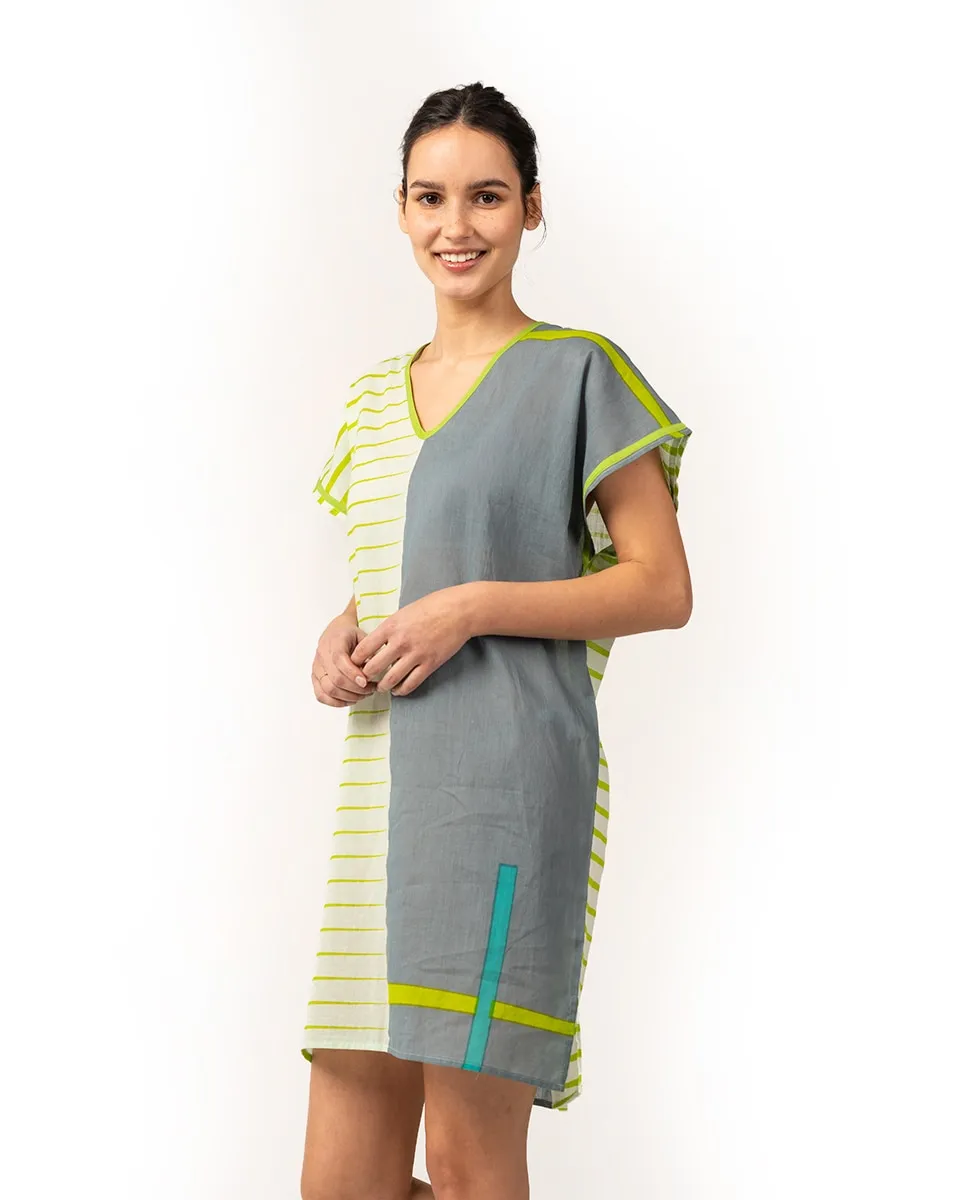 Хлопковый пляжный сарафан Blue Horizon с зеленым геометрическим принтом Abbacino, зеленый
Хлопковый пляжный сарафан Blue Horizon с зеленым геометрическим принтом Abbacino, зеленый