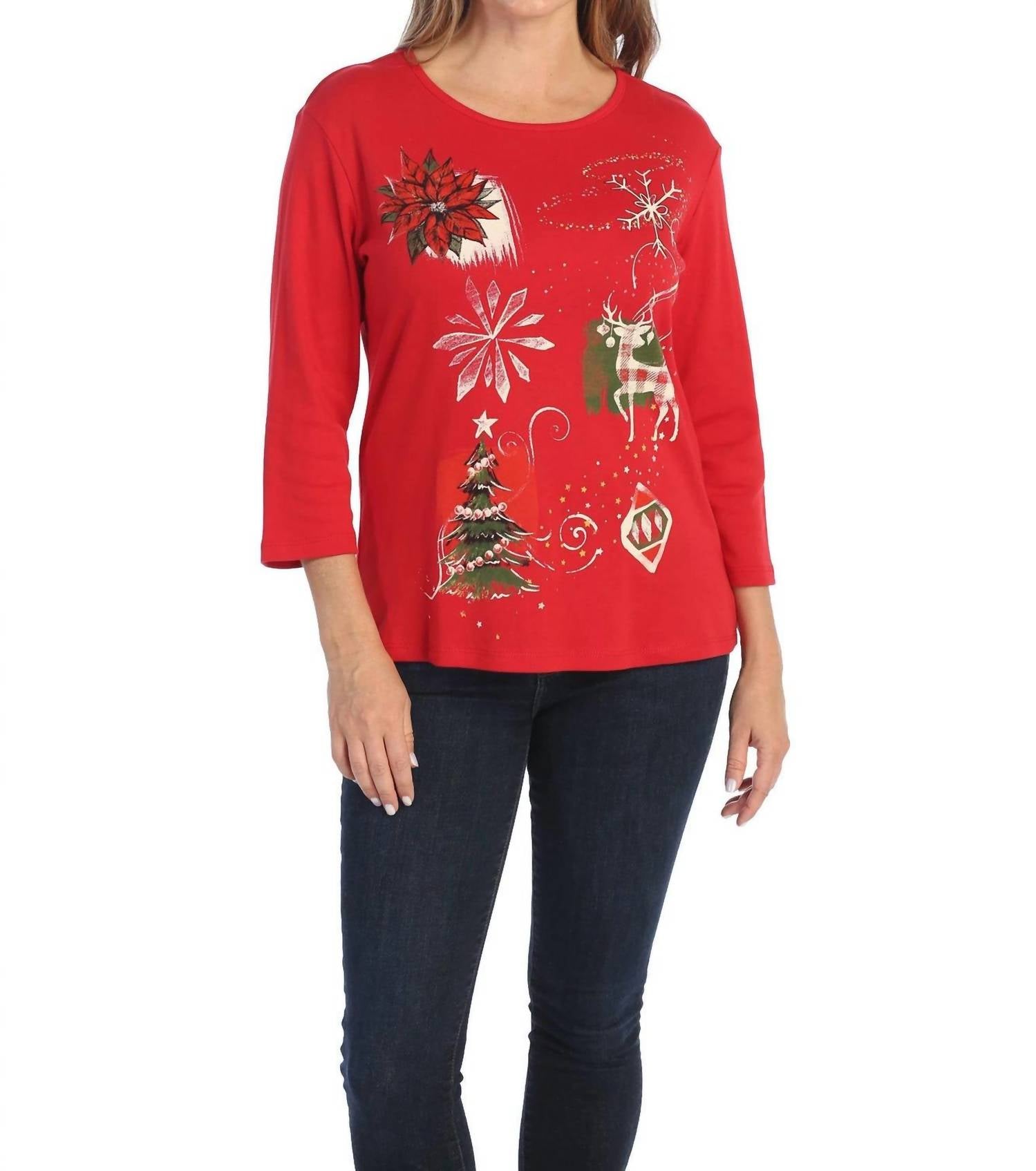 Хлопковый топ с принтом Treasures красного цвета Jess & Jane
Хлопковый топ с принтом Treasures красного цвета Jess & Jane