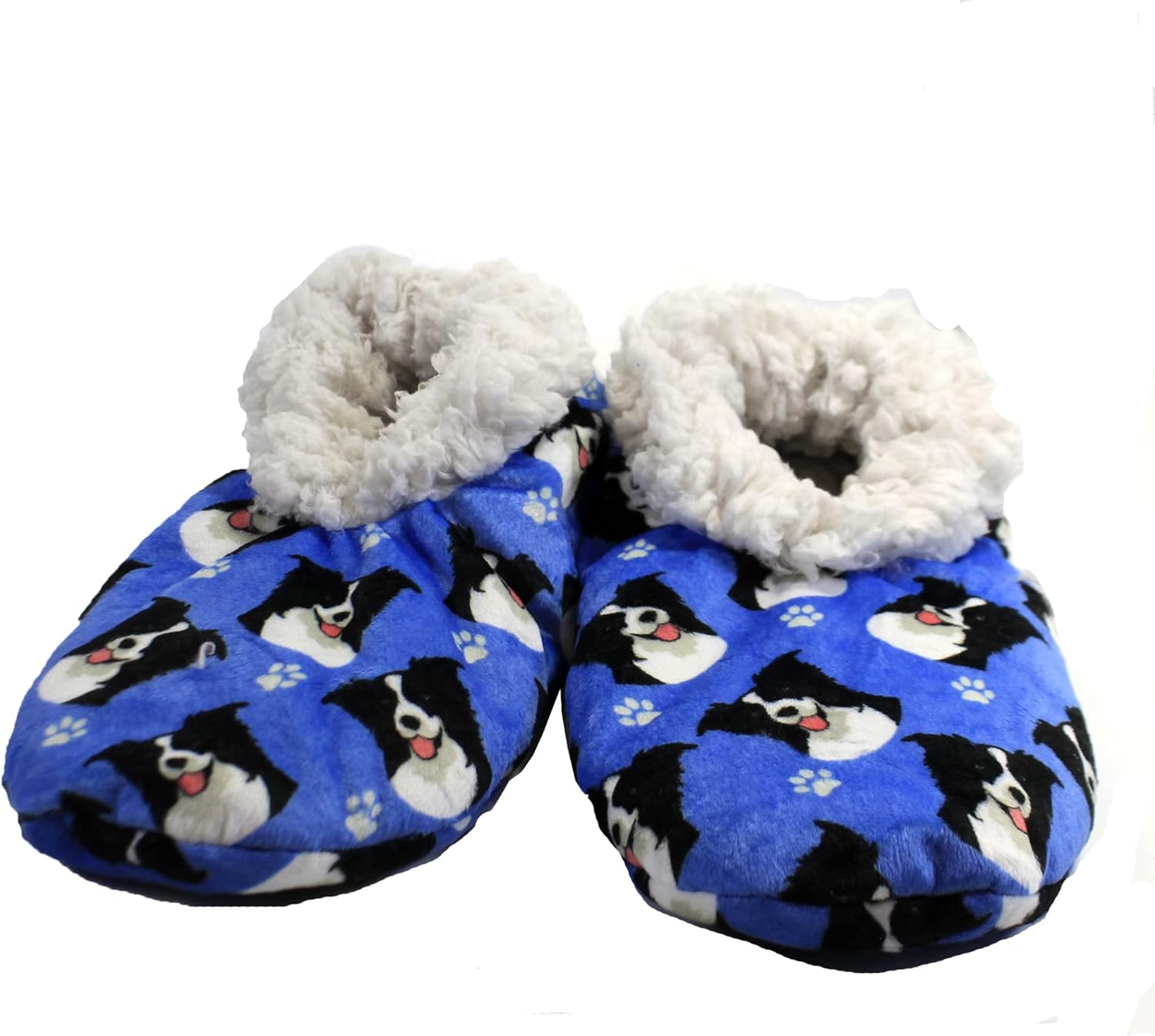 Тапочки Comfies - Уютные домашние тапочки с шерпой для женщин и мужчин - Домашняя обувь - Подарок любителям животных - Нескользящая подошва - Один размер подходит большинству - Унисекс, Border Collie
Тапочки Comfies - Уютные домашние тапочки с шерпой для женщин и мужчин - Домашняя обувь - Подарок любителям животных - Нескользящая подошва - Один размер подходит большинству - Унисекс, Border Collie