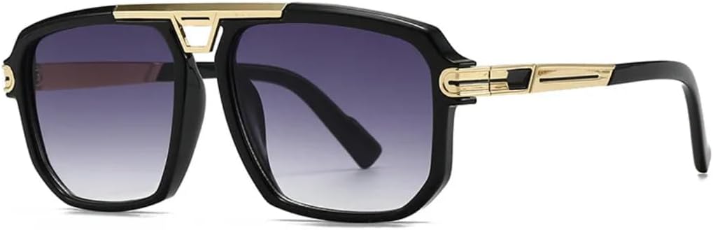 Популярные модные мужские солнцезащитные очки в стиле ретро с прозрачным градиентом и защитой от УФ-излучения UV400, женские солнцезащитные очки в стиле панк TVTBBVV, Black Gray Gradient
Популярные модные мужские солнцезащитные очки в стиле ретро с прозрачным градиентом и защитой от УФ-излучения UV400, женские солнцезащитные очки в стиле панк TVTBBVV, Black Gray Gradient