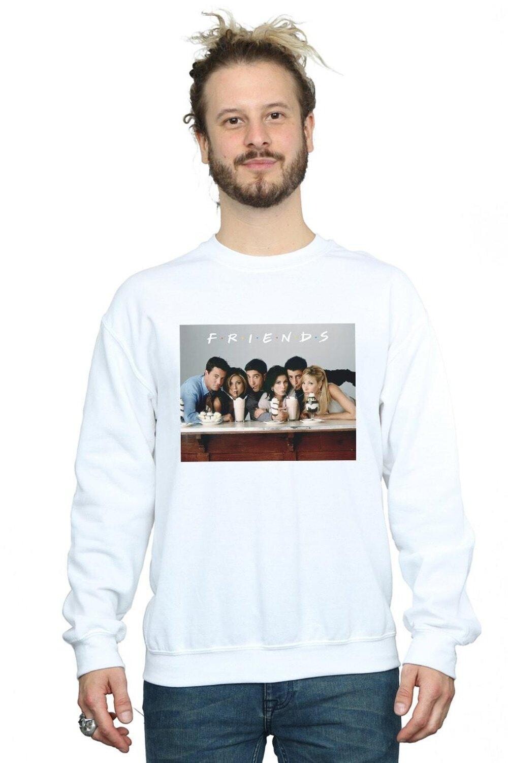 Толстовка с групповым фото «Молочные коктейли» Friends, белый
Толстовка с групповым фото «Молочные коктейли» Friends, белый