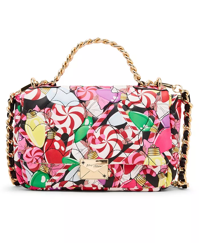 Маленькая праздничная сумка через плечо с клапаном Betsey Johnson, мультиколор
Маленькая праздничная сумка через плечо с клапаном Betsey Johnson, мультиколор