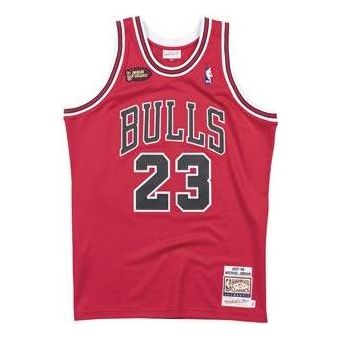 Джерси Mitchell & Ness NBA Michael Jordan Chicago Bulls 1997/98 Road Finals Jersey #23, красный
Джерси Mitchell & Ness NBA Michael Jordan Chicago Bulls 1997/98 Road Finals Jersey #23, красный