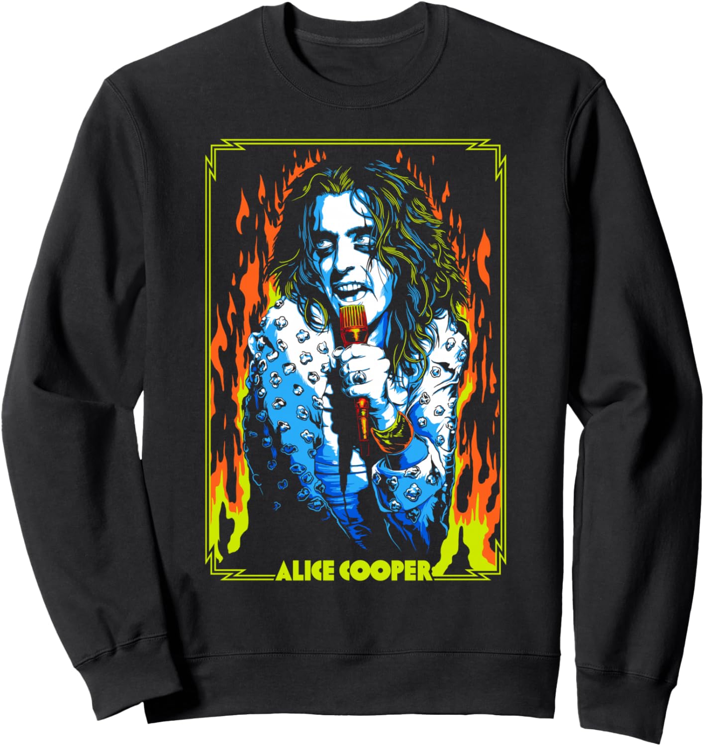 Элис Купер, толстовка Огонь, Элис Alice Cooper Official, черный
Элис Купер, толстовка Огонь, Элис Alice Cooper Official, черный