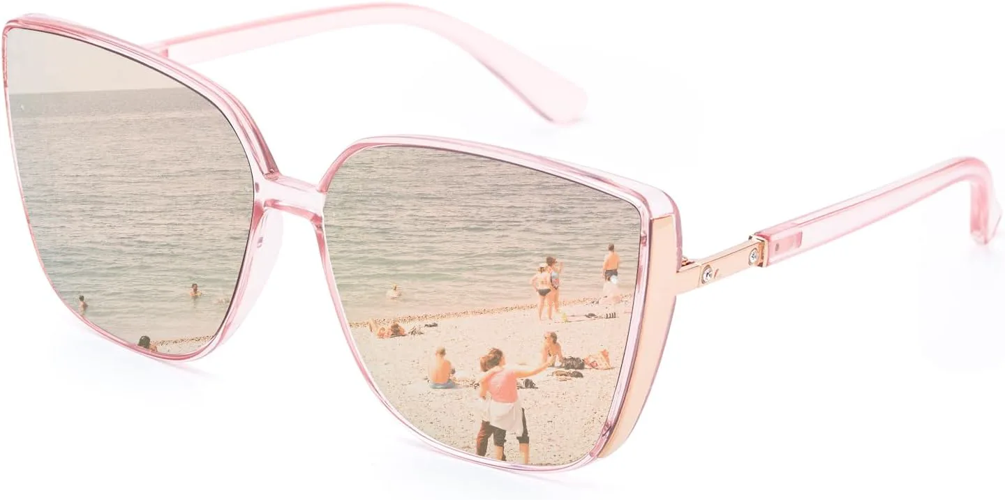 Пляжные солнцезащитные очки COLOSSEIN для женщин и мужчин. Модные солнцезащитные очки большого размера. Классические квадратные солнцезащитные очки, B3-pink+pink Lens
Пляжные солнцезащитные очки COLOSSEIN для женщин и мужчин. Модные солнцезащитные очки большого размера. Классические квадратные солнцезащитные очки, B3-pink+pink Lens