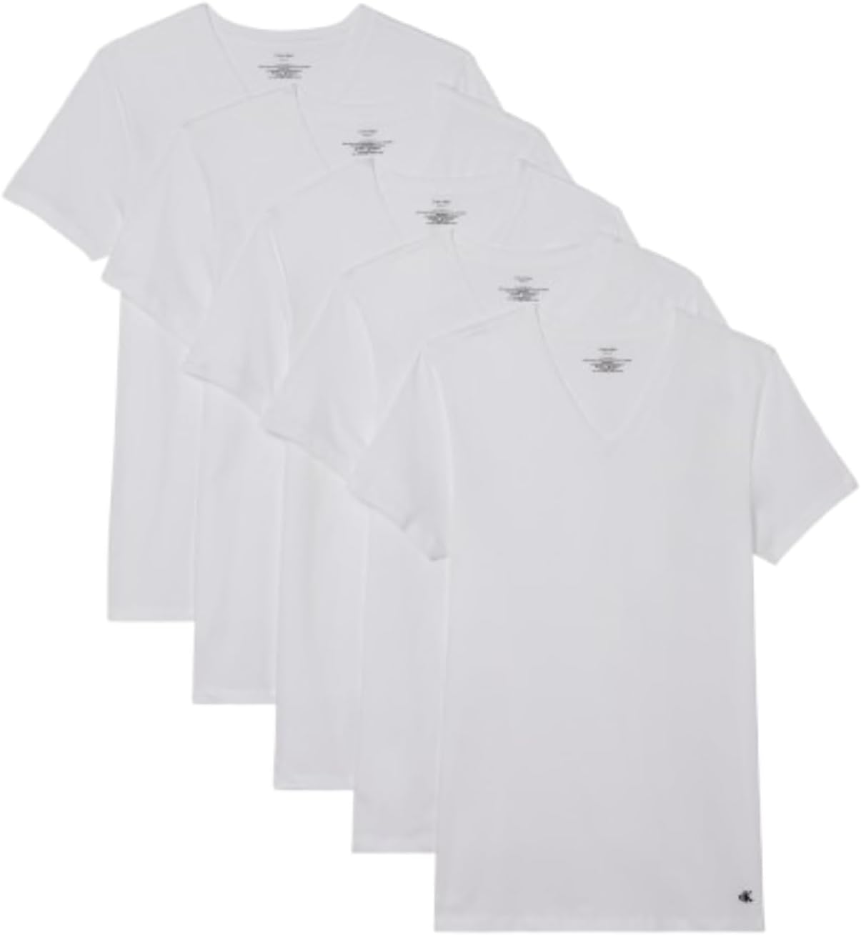 Комплект из 5 мужских классических хлопковых маек Calvin Klein, 5 White Vneck
Комплект из 5 мужских классических хлопковых маек Calvin Klein, 5 White Vneck