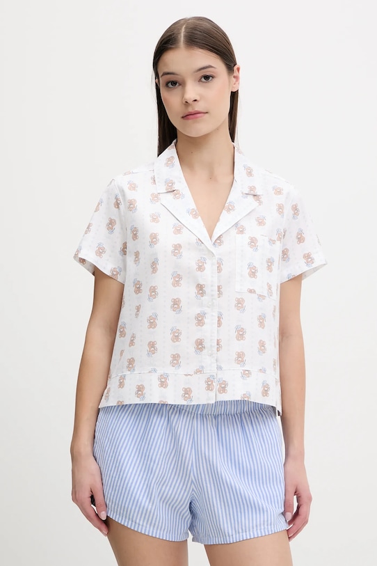 Хлопковая пижамная рубашка Hollister Co., белый
Хлопковая пижамная рубашка Hollister Co., белый