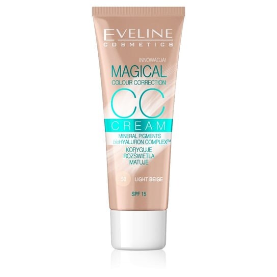 Многофункциональная основа, №50 Светло-Бежевый Eveline Cosmetics, Magical Color Correction CC
Многофункциональная основа, №50 Светло-Бежевый Eveline Cosmetics, Magical Color Correction CC