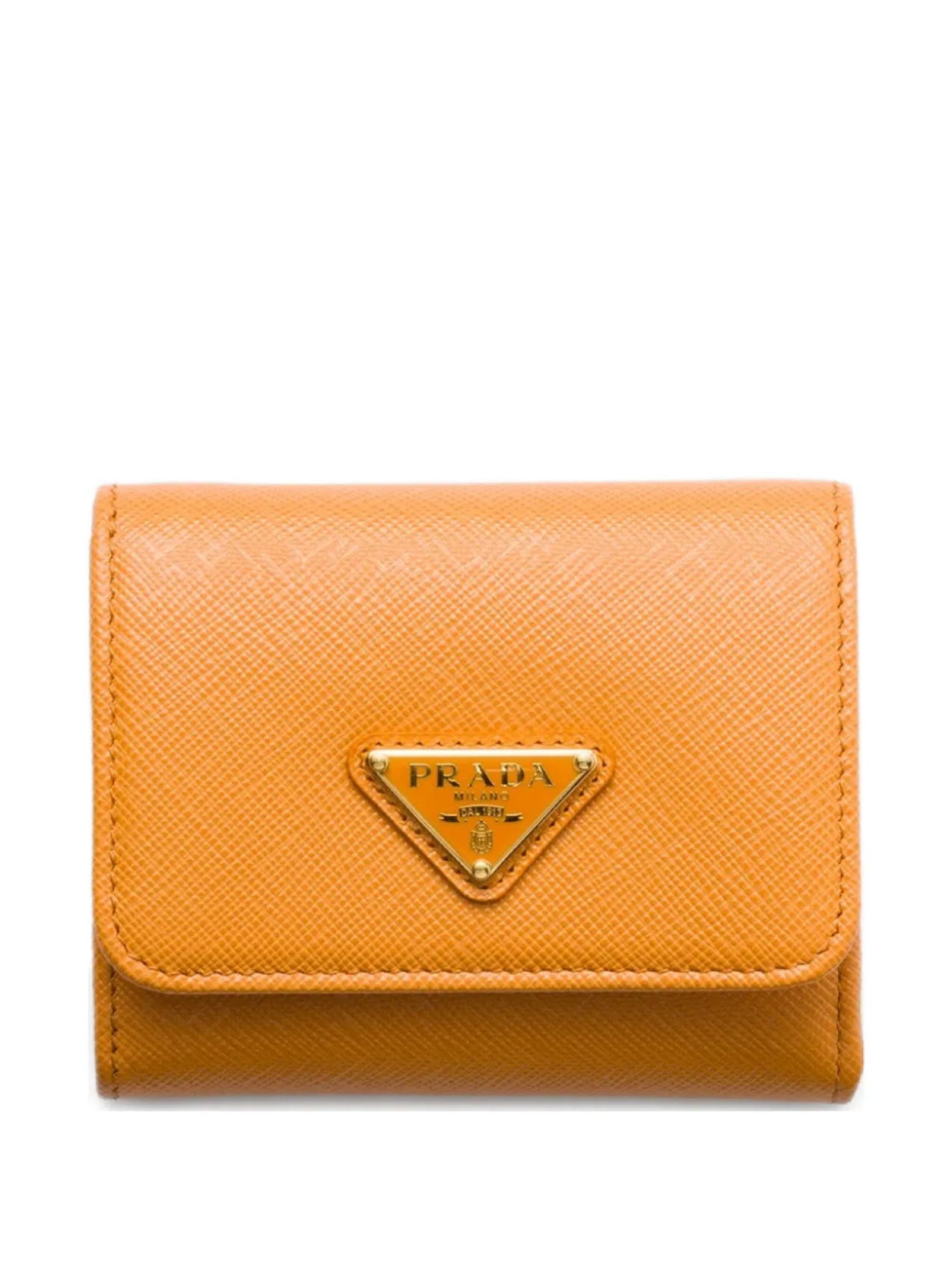 Маленький кожаный кошелек Prada, оранжевый
Маленький кожаный кошелек Prada, оранжевый