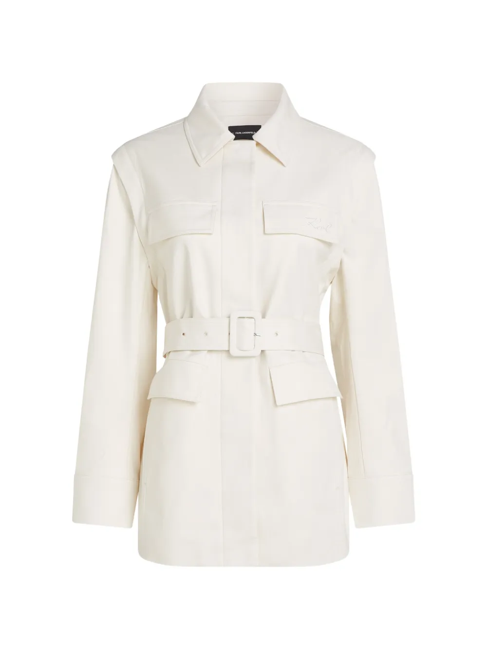 Твиловый тренч с поясом Karl Lagerfeld, бежевый
Твиловый тренч с поясом Karl Lagerfeld, бежевый