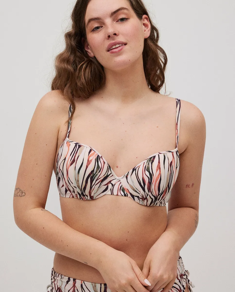 Верх бикини на косточках с принтом Ysabel Mora, мультиколор
Верх бикини на косточках с принтом Ysabel Mora, мультиколор