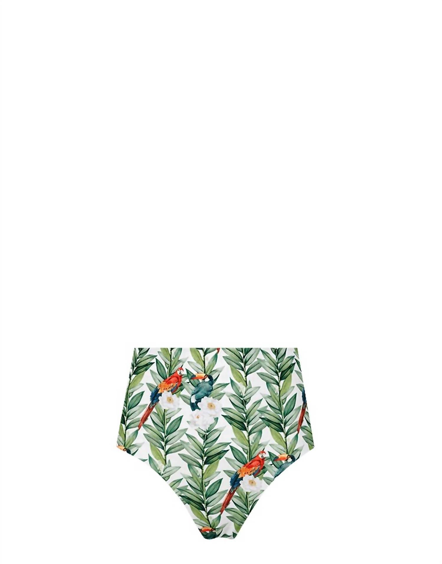 Женские реверсивные компрессионные бикини-трусы с высокой талией Попугаи в цвету и горошек Lia Sahara, Parrots In Bloom + Dots
Женские реверсивные компрессионные бикини-трусы с высокой талией Попугаи в цвету и горошек Lia Sahara, Parrots In Bloom + Dots