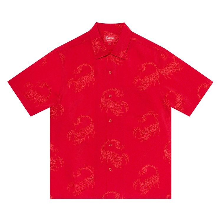 Рубашка Supreme Scorpion Jaquard Short-Sleeve Shirt Red, красный
Рубашка Supreme Scorpion Jaquard Short-Sleeve Shirt Red, красный