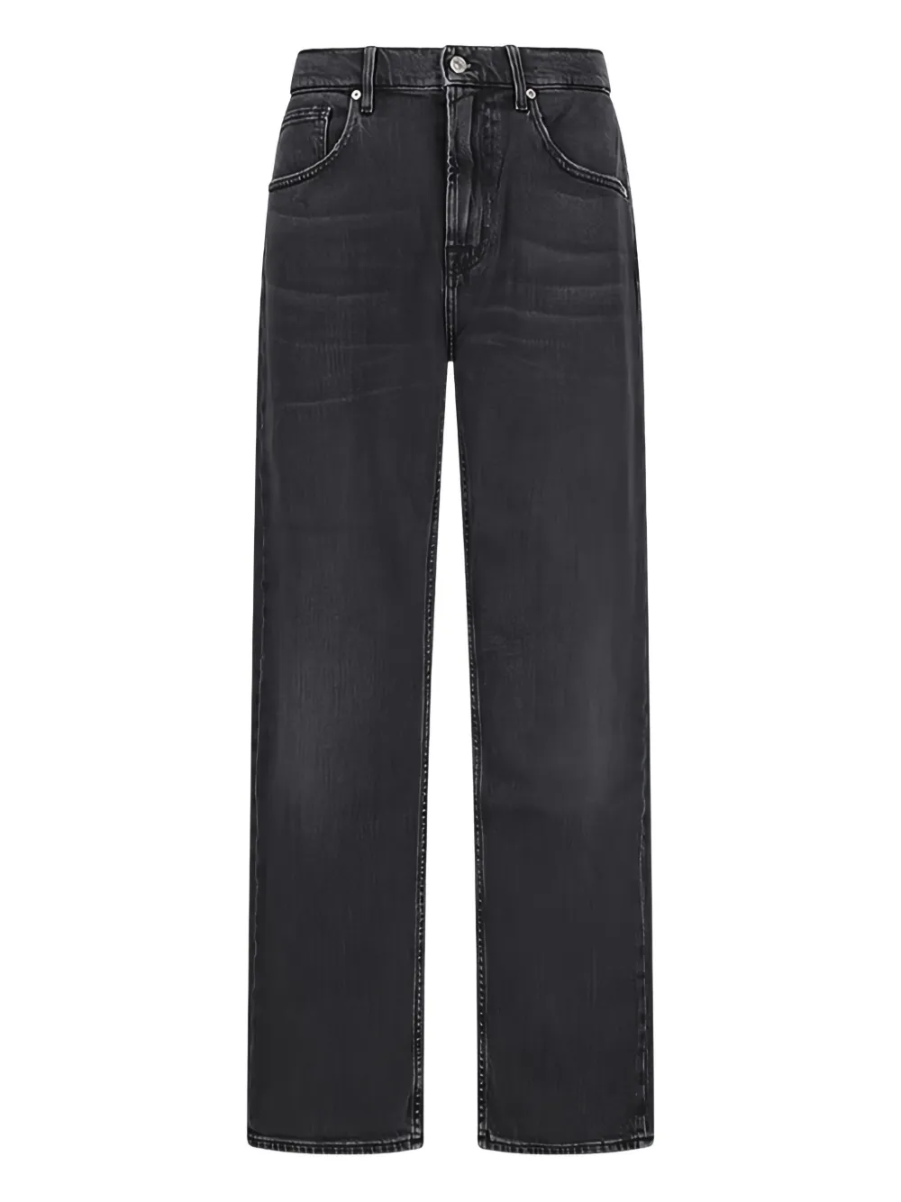 Джинсы с высокой талией 7 For All Mankind, черный
Джинсы с высокой талией 7 For All Mankind, черный