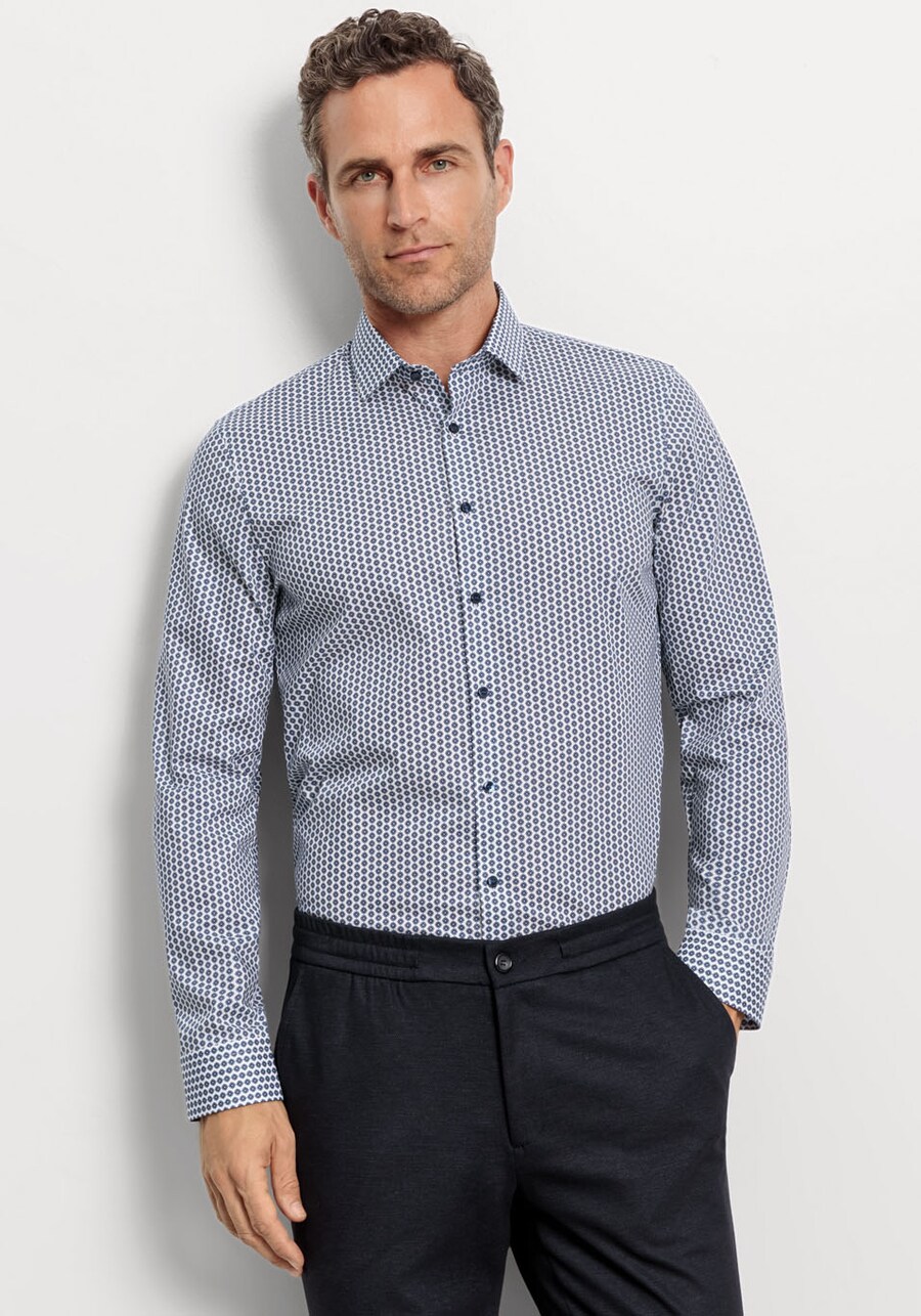 Рубашка делового покроя Regular Fit OLYMP, синий
Рубашка делового покроя Regular Fit OLYMP, синий