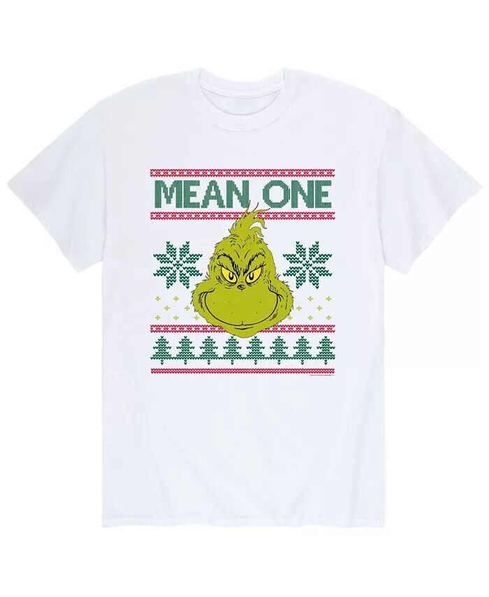 Мужская футболка Dr. Seuss The Grinch Mean One AIRWAVES, белый
Мужская футболка Dr. Seuss The Grinch Mean One AIRWAVES, белый