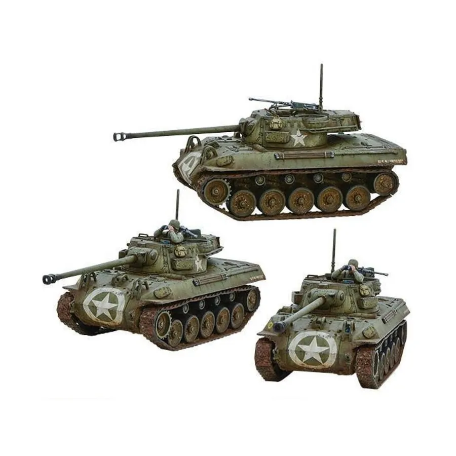 Взвод M18 «Адская кошка», Bolt Action - US Army - Tanks (28mm)
Взвод M18 «Адская кошка», Bolt Action - US Army - Tanks (28mm)