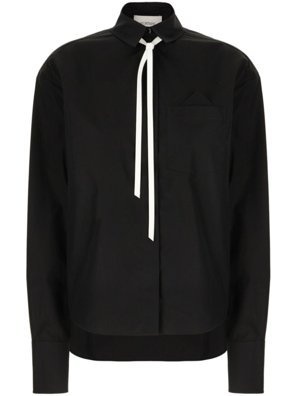 Рубашка из левкаса Sportmax, черный
Рубашка из левкаса Sportmax, черный