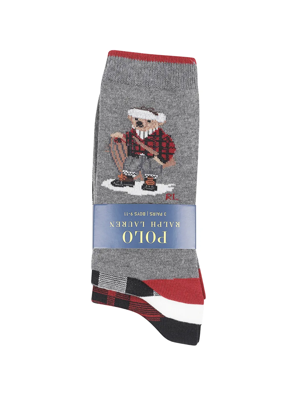 Комплект из трех пар носков Polo Bear Polo Ralph Lauren Kids, серый
Комплект из трех пар носков Polo Bear Polo Ralph Lauren Kids, серый