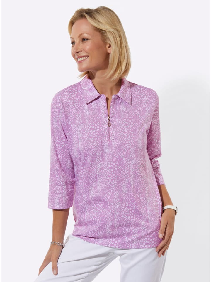 Рубашка-поло с принтом цвета орхидеи WITT WEIDEN
Рубашка-поло с принтом цвета орхидеи WITT WEIDEN